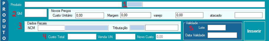 inf produtos